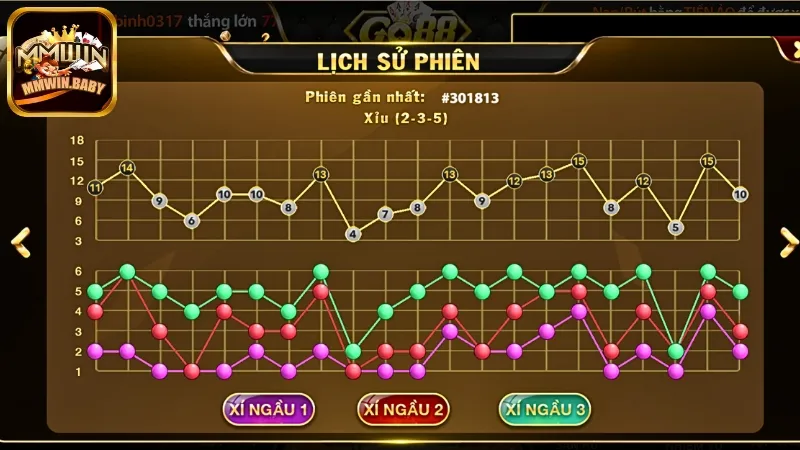 Tài Xỉu MMWIN – Game Cá Cược Hot, Dễ Chơi, Thưởng Liền Tay 3 Người chơi có thể cân nhắc chỉ số rung động để theo dõi biến động của kết quả