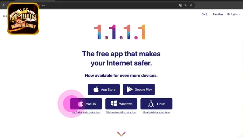 Sử Dụng App 1.1.1.1 Khắc Phục Lỗi Lag Khi Chơi MMWIN 2 Tiến hành cài đặt trước khi sử dụng app 1.1.1.1